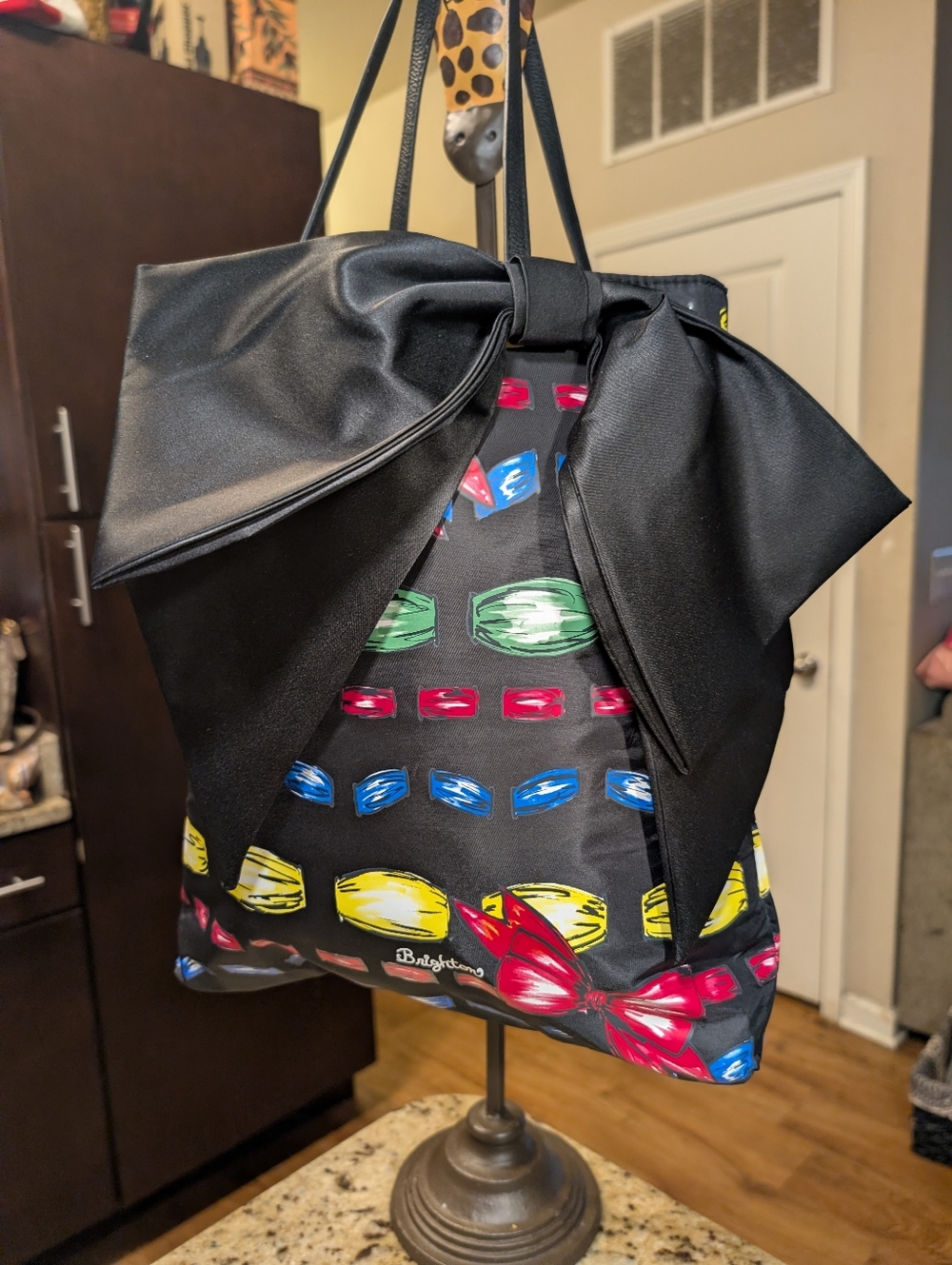 Brighton "Take A Bow" Tote Bag Satin Bow NWOT